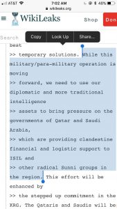 7 of the 14 Saudis arrested for corruption worked with the Podesta Group. If Tony is indicted Huma will be also. Huma has connections to Muslim Brotherhood which is how Saudi Arabia funded Clinton. Would be a shame if this got out showing she knew SA also