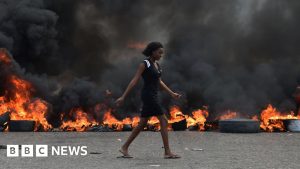 Haiti protesters call on President Jovenel Moise to quit - BBC News