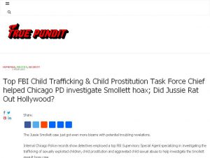 Why was FBI Special Agent Greg Wing (supervisor of the Child Sex Crimes and Violent Crimes Against Children squad in the Chicago Field Office) helping the Chicago PD investigate Jussie Smollett? - conspiracy