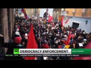 Riots erupt in Ecuador capital over Assange arrest - conspiracy