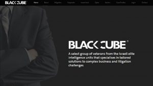 Israeli Private Intelligence Company Black Cube Out of Control