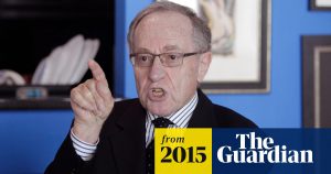 Alan Dershowitz tried to discredit girl who accused Jeffrey Epstein of rape  US news  The Guardian