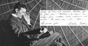 After Tesla thought aliens contacted him, he described his 'encounter' to the Red Cross. - Upworthy