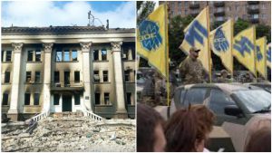 Was bombing of Mariupol theater staged by Ukrainian Azov extremists to trigger NATO intervention? - The Grayzone