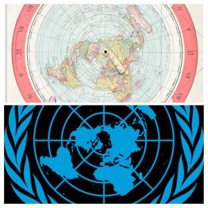 UN logo is copy and paste re-skin of the Gleason Flat Earth Map. What are the implications of this? : conspiracy